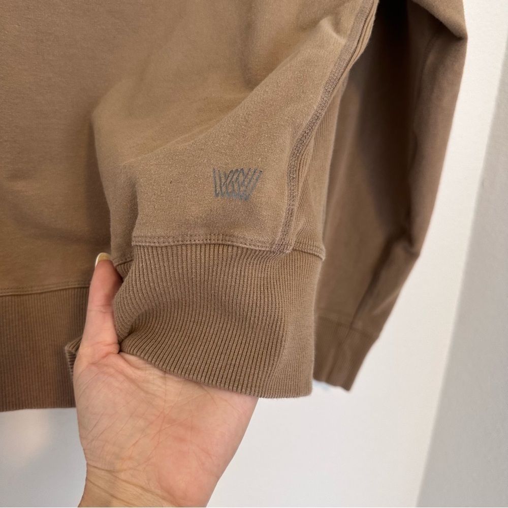Mack Weldon ACE Women's Pullover Hooded Sweatshirt Size Medium Laurel Canyon Tan - Picture 8 of 8